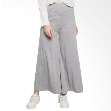 Ayda Celana Kulot Panjang Wanita - Grey Misty