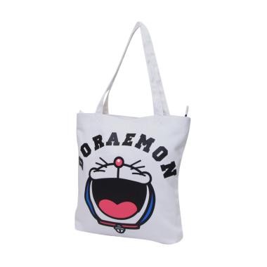 Adinata Doraemon Smile Hand Bag - Putih