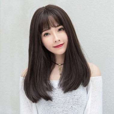 Wig Cantik Model Wanita Korea WSB Darkbrown