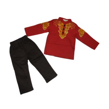 VERINA BABY Setelan Baju Koko Anak - Red