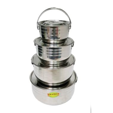 Vavinci Stainless London Cookware Set Panci - Silver Silver