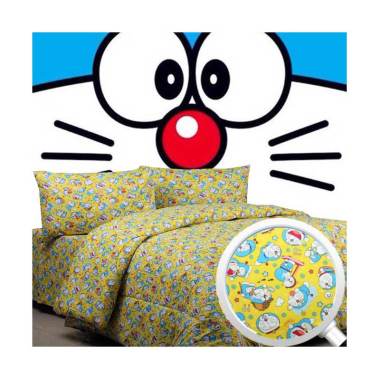 Sierra Doraemon Time Set Sprei - Kuning