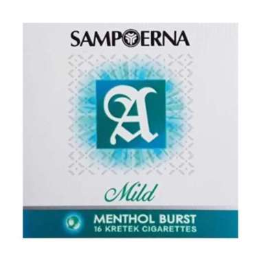Sampoerna a mild menthol burst 16s box