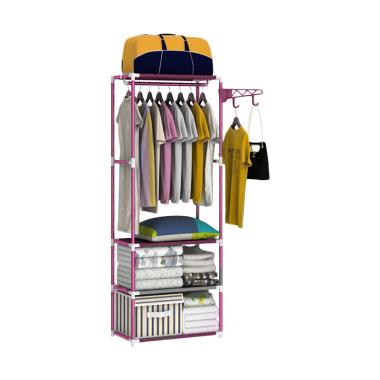 Godric Square Steady Stand Hanger R ... baguna Multifungsi - Pink