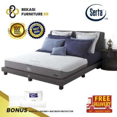 1 Set Full SERTA SPRINGBED "MARVELOUS" Kasur + Divan + Sandaran 180 x 200