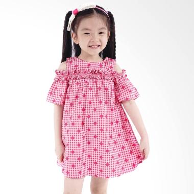 Kids Icon CGDT0200180 Curly Open Shoulder Dress Anak Perempuan