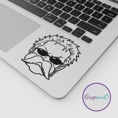 Decal Sticker Macbook Apple Zoro Zorojuro One Piece Anime Stiker Laptop