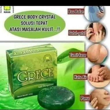 Grece Nasa Deodoran - Grece body crystal nasa - penghilang bau badan dan bau ketiak - Sabun penghila