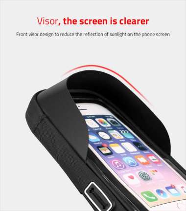 Waterproof MobilePhone Case For Bike & Motorcycle / Casing HP Sepeda Black