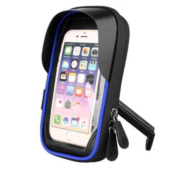 Waterproof MobilePhone Case For Bike & Motorcycle / Casing HP Sepeda Blue