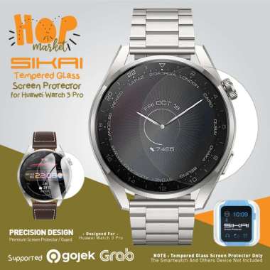 SIKAI Tempered Glass Screen Protector for Huawei Watch 3 PRO Anti Gores TRANSPARENT