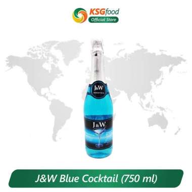 J&W BLUE COCKTAIL SPARKLING JUICE