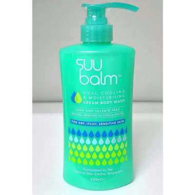 Suu Balm Dual Cooling & Moisturising Cream Body Wash 420ml