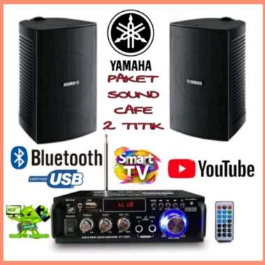 Paket Sound System Speaker Yamaha 6 Inch Cocok Buat Di Cafe Restoran Perkantoran