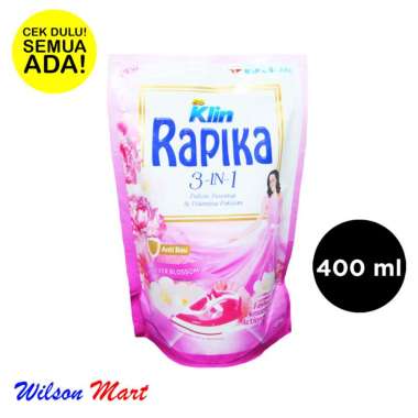 SO KLIN RAPIKA FOREVER BLOSSOM PELICIN PAKAIAN 400 ML REFILL