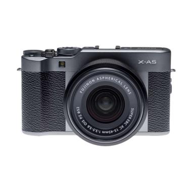 Fujifilm X-A5 XA5 Dark SIlver Kit 1 ... jpckemang GARANSI RESMI