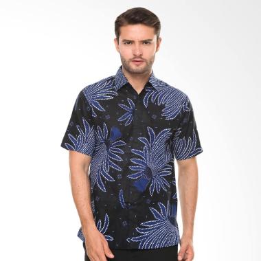 Batik Agrapana Print Adhipraman Kemeja Lengan Pendek - Biru