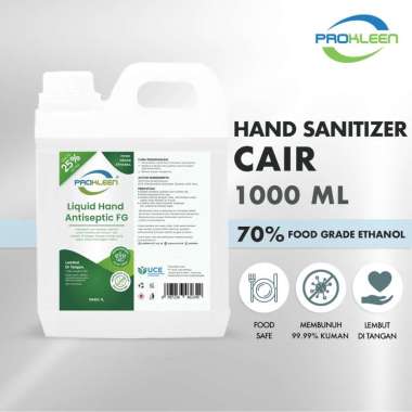 Hand Sanitizer CAIR 70% Food Grade Antiseptic Aseptic PROKLEEN 1L - FOOD GRADE