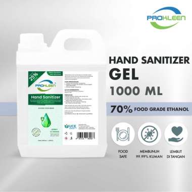Hand Sanitizer GEL 70% Food Grade Antiseptic Antiseptik PROKLEEN 1L - FOOD GRADE