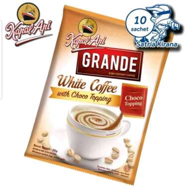 Promo Harga Kapal Api Grande White Coffee per 10 sachet 20 gr - Blibli