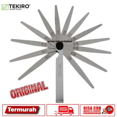 ALAT SETTING KLEP TEKIRO FEELER GAUGE TEKIRO 13 BLADE ALAT SETEL KLEP