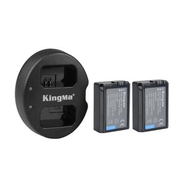KingMa Paket Complete Battery Charg ... 000 A6300 NEX-7 NEX-6 Etc