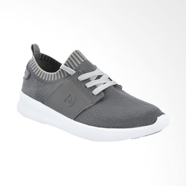 Airwalk Kaleb Sepatu Pria - Grey [AIW18CM0403G]
