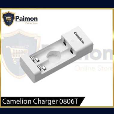 Charger Baterai AA / AAA BC0806T - Charger Baterai 2 Slot Camelion putih