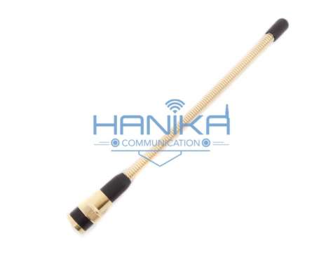 Unier Antena HT Helical Kuning VHF BNC Male Icom V80 Alinco DJ196