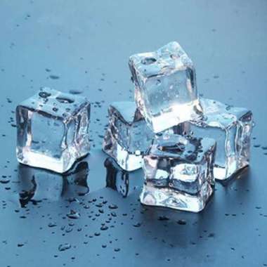 FAKE ICE CUBE -es batu palsu cubes food slime photography foto makanan