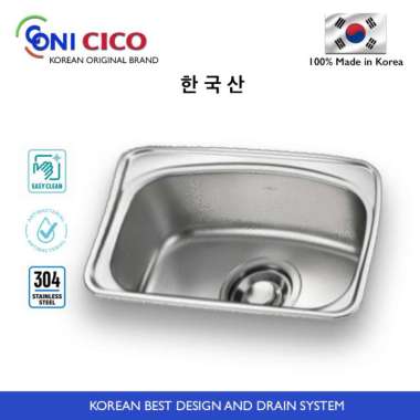 Coni Cico-BOLERO - Kitchen Sink (SUS304, 630x470mm)