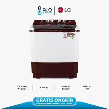 LG - MESIN CUCI 2 TABUNG 9 KG - P9050 RTB PROMO GRATIS ONGKIR