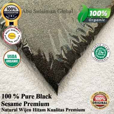 Wijen Hitam Black Sesame 500 GRAM Biji Wijen HItam Organik HALAL