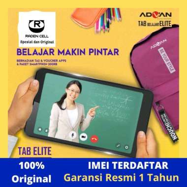 Advan Tab Belajar Elite Ram 3/16 GB Tablet 8 Inches Tablet Android 4G Murah Tab 4G Murah Garansi Res