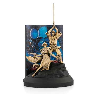 Royal Selangor Star Wars Limited Edition Gilt A New Hope Diorama Figurine