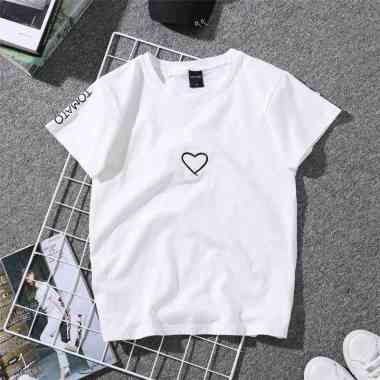 BAJU KAOS COUPLE LOVE - COUPLE LUCU 