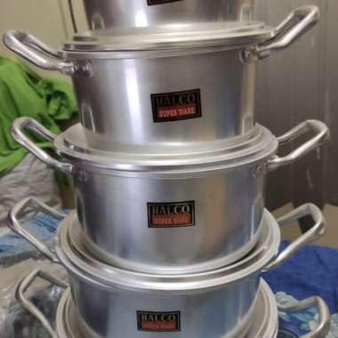 Panci Set HALCO isi 5 (16-24) ORI 100% Multicolor