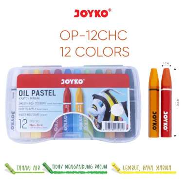 JOYKO Crayon Krayon Minyak Oil Pastel OP-12CHC