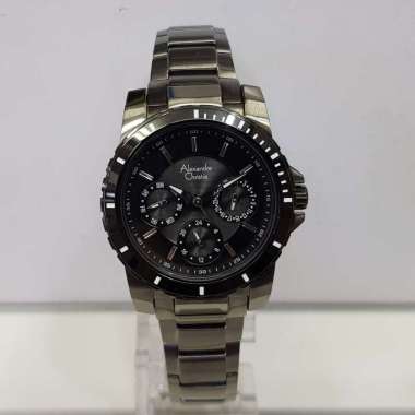 Alexandre Christie AC6141BF Fashion Jam Tangan Wanita Stainless Steel Gray Black