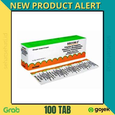 Becom C Suplemen Meningkatkan Daya Tahan Tubuh 1 Box 100 Kaplet