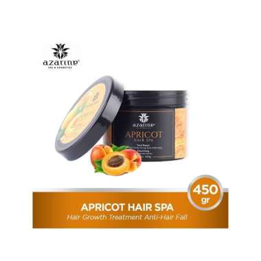 Azarine Hair Spa Total Repair Apricot 450gr - Masker Rambut Wangi Tahan Lama - Masker Atasi Rambut R