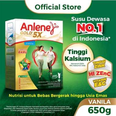 Anlene Gold Vanila Susu Dewasa [600 g]