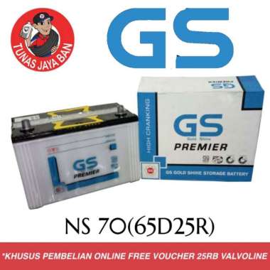 Aki basah GS NS 70 premier Baru ORI