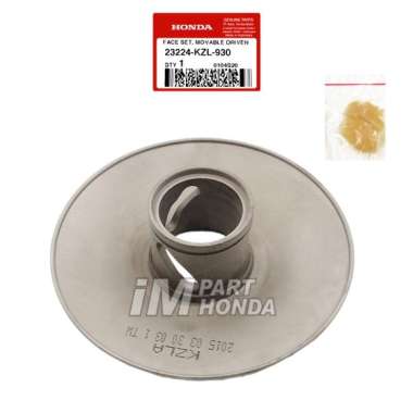 AHM 23224-KZL-930 Face Set Movable Driven Pulley Puly Cewek Beat Scoopy Spacy Vario 110 Fi 2012 - 20