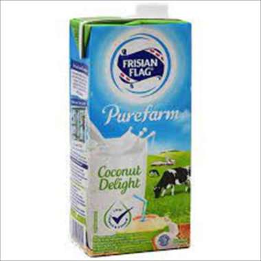 Promo Harga Frisian Flag Susu UHT Purefarm Coconut Delight 900 ml - Blibli