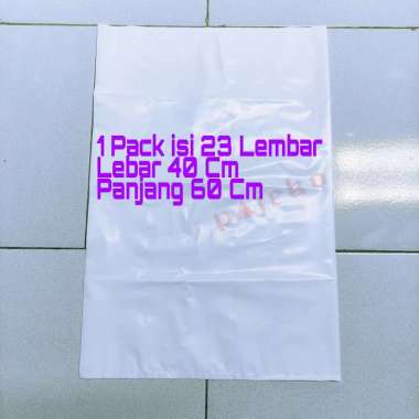 Kantong Plastik Sampah Putih Susu 40 x 60 Cm / Kantong Plastik PE Putih