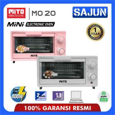 Mito Electric Oven MO 20 Oven Listrik Mini MO20 / MO20 Kapasitas 11 Lt Pink