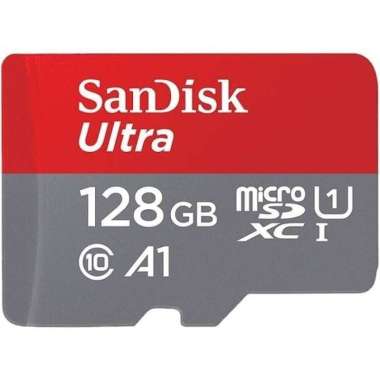 Micro SD Sandisk Ultra 128GB 100Mbps A1 - Memory Card Micro SD 128GB