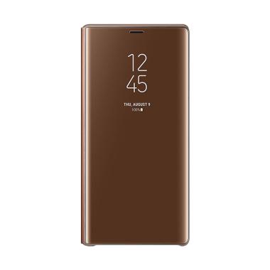 Samsung Original Clear View Standing Cover Casing for Samsung Galaxy Note 9 Brown