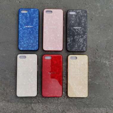 Oppo Realme C2 Shiny Shell Shining Diamond Glass Hard Case Cover Realme C2 Putih